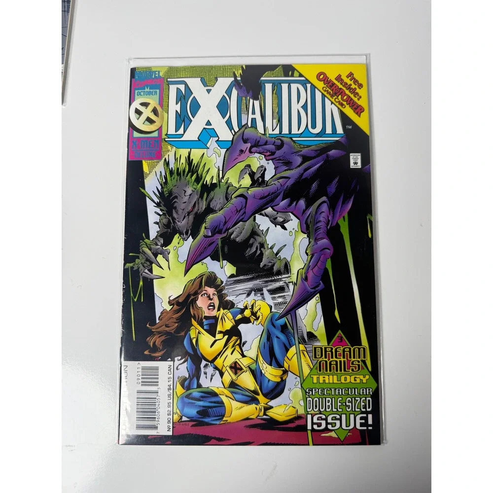 Excalibur 90 Marvel Comics Oct 1995 X-Men Deluxe Dream Nails Trilogy Kitty Pryde